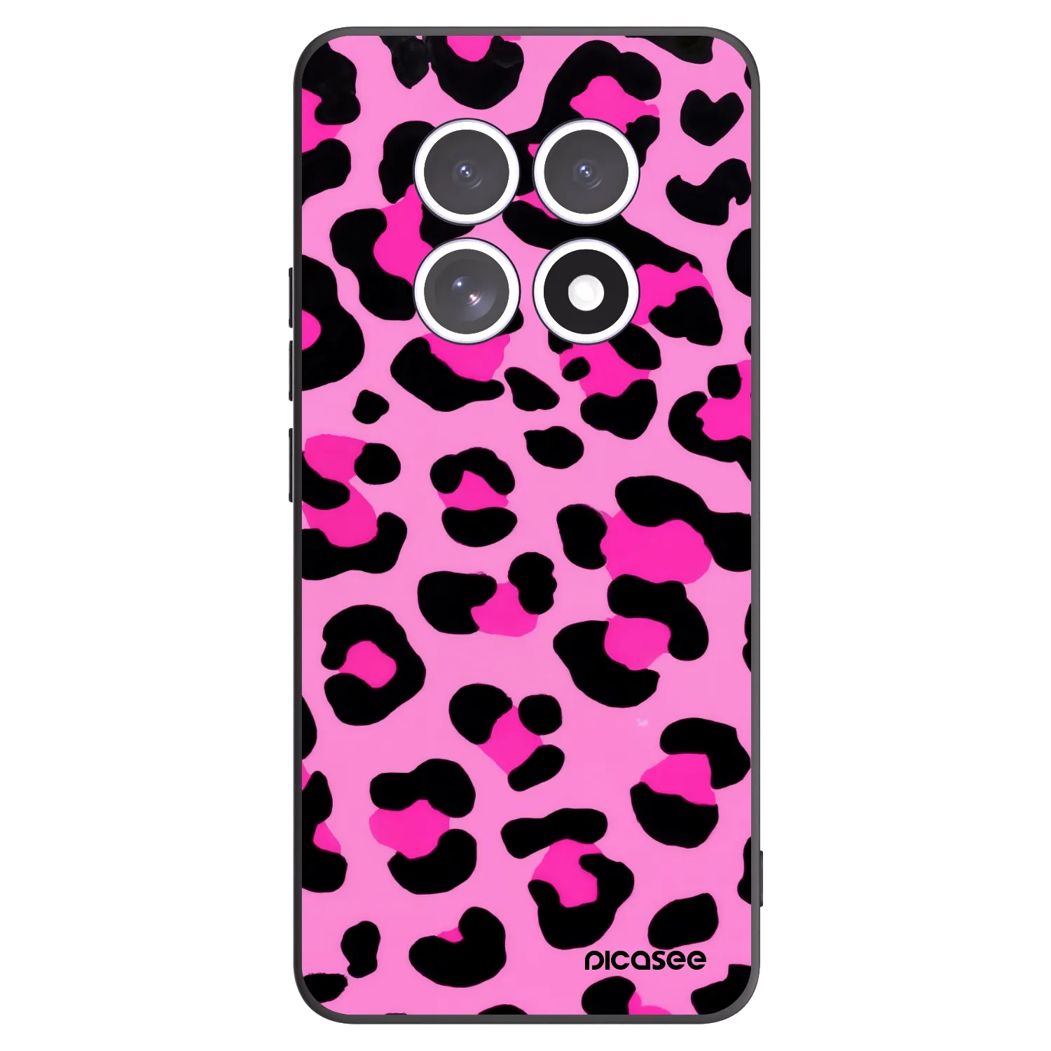 Picasee fekete szilikon tok az alábbi mobiltelefonokra Xiaomi Redmi Note 15 - Pink Tiger