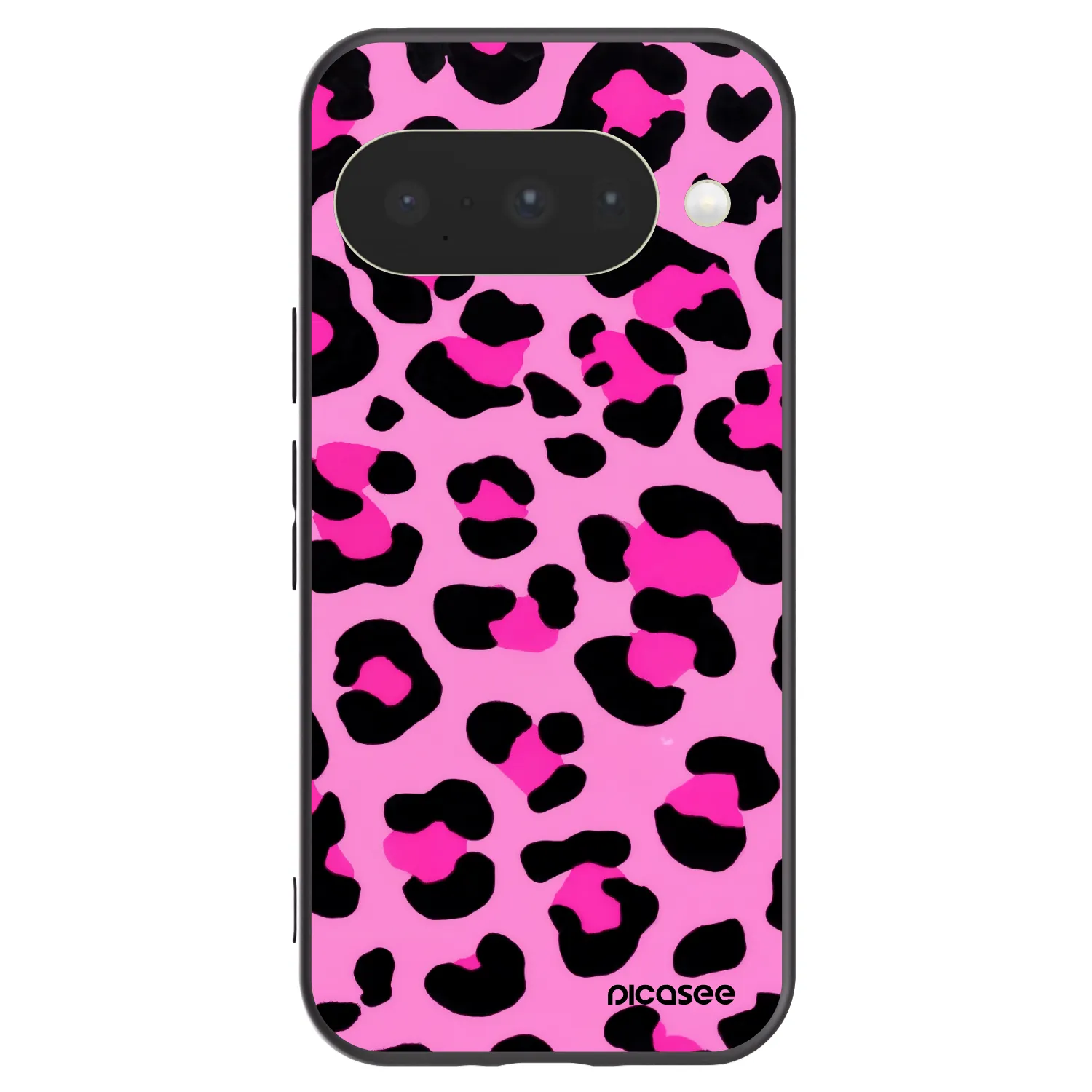 Picasee fekete szilikon tok az alábbi mobiltelefonokra Google Pixel 10 - Pink Tiger