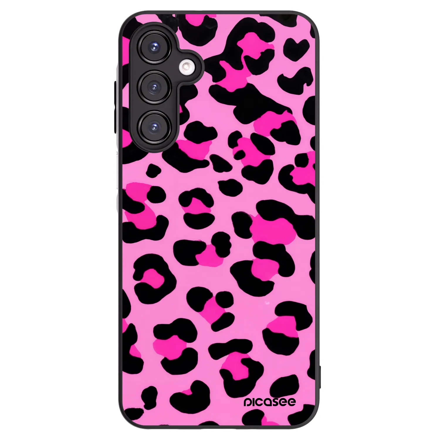 Picasee fekete szilikon tok az alábbi mobiltelefonokra Samsung Galaxy A16 4G - Pink Tiger