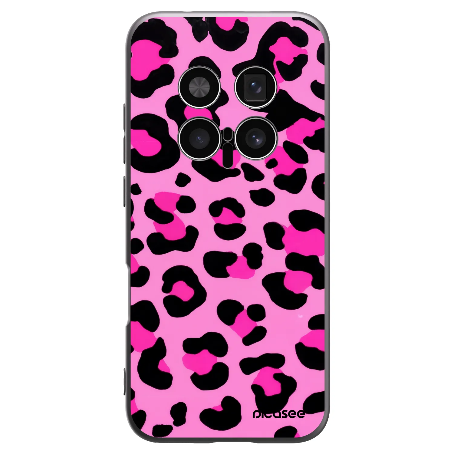 Picasee fekete szilikon tok az alábbi mobiltelefonokra Honor Magic8 Pro 5G - Pink Tiger
