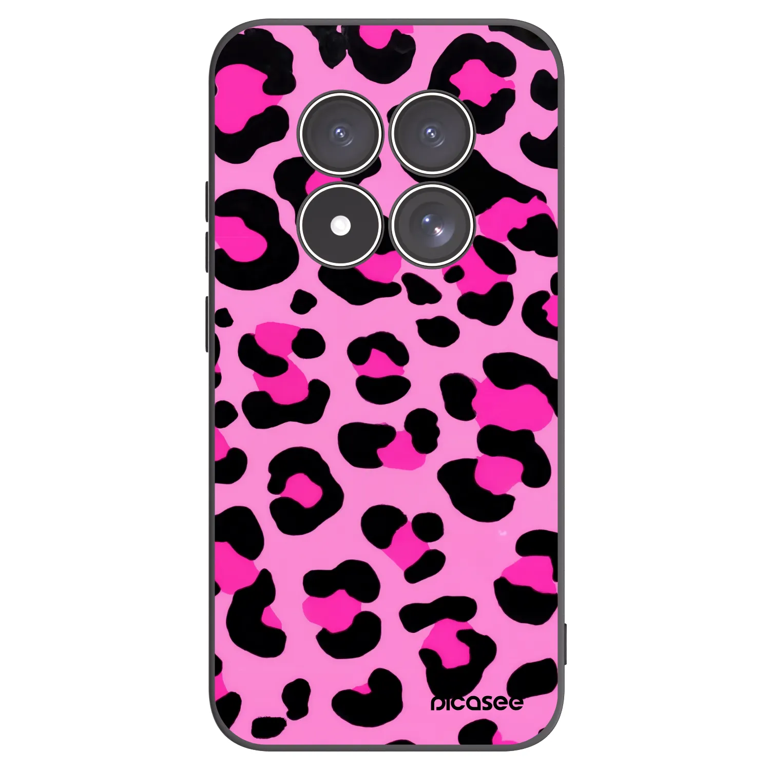 Picasee fekete szilikon tok az alábbi mobiltelefonokra Xiaomi Redmi Note 15 Pro 5G - Pink Tiger