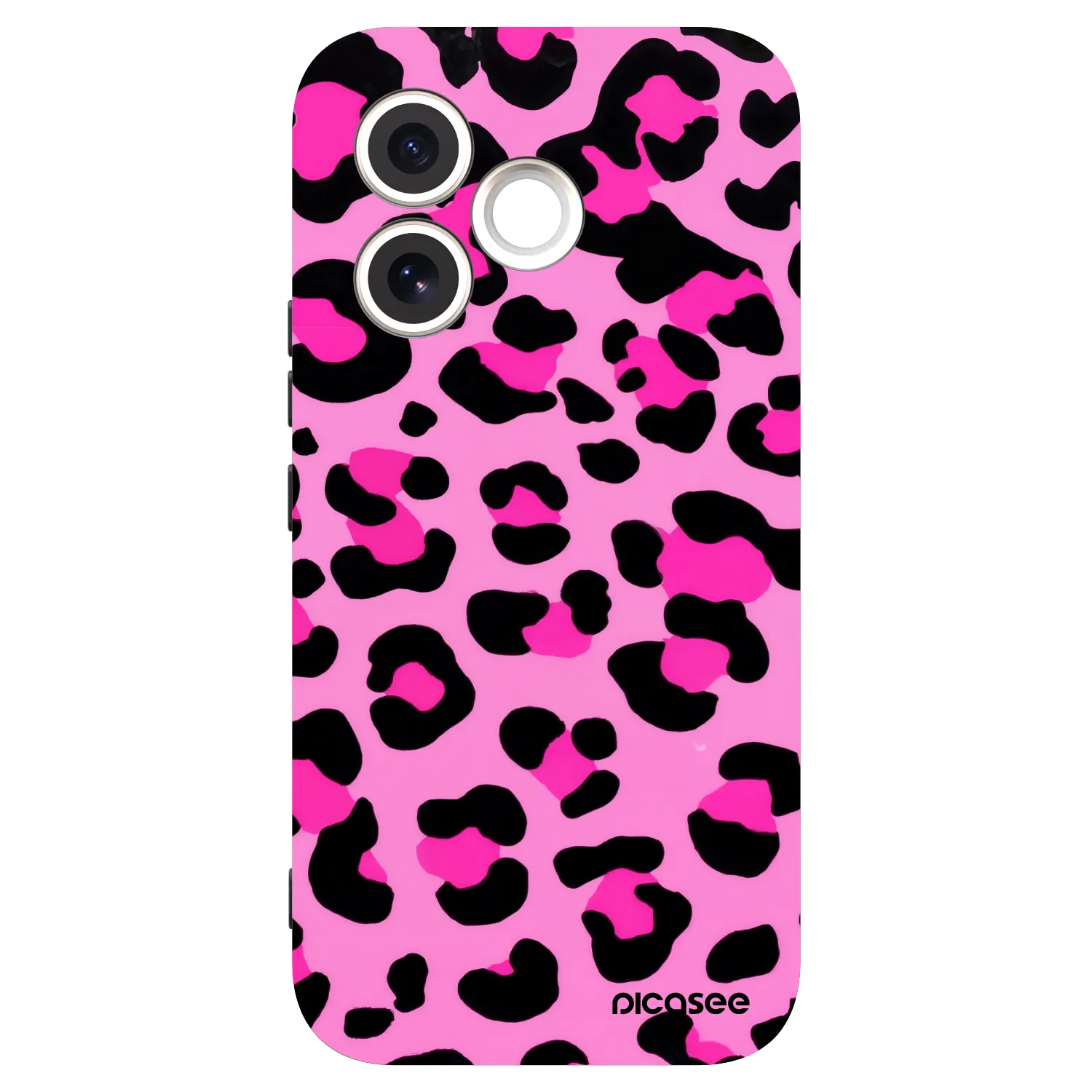 Picasee fekete szilikon tok az alábbi mobiltelefonokra Honor 600 Lite - Pink Tiger