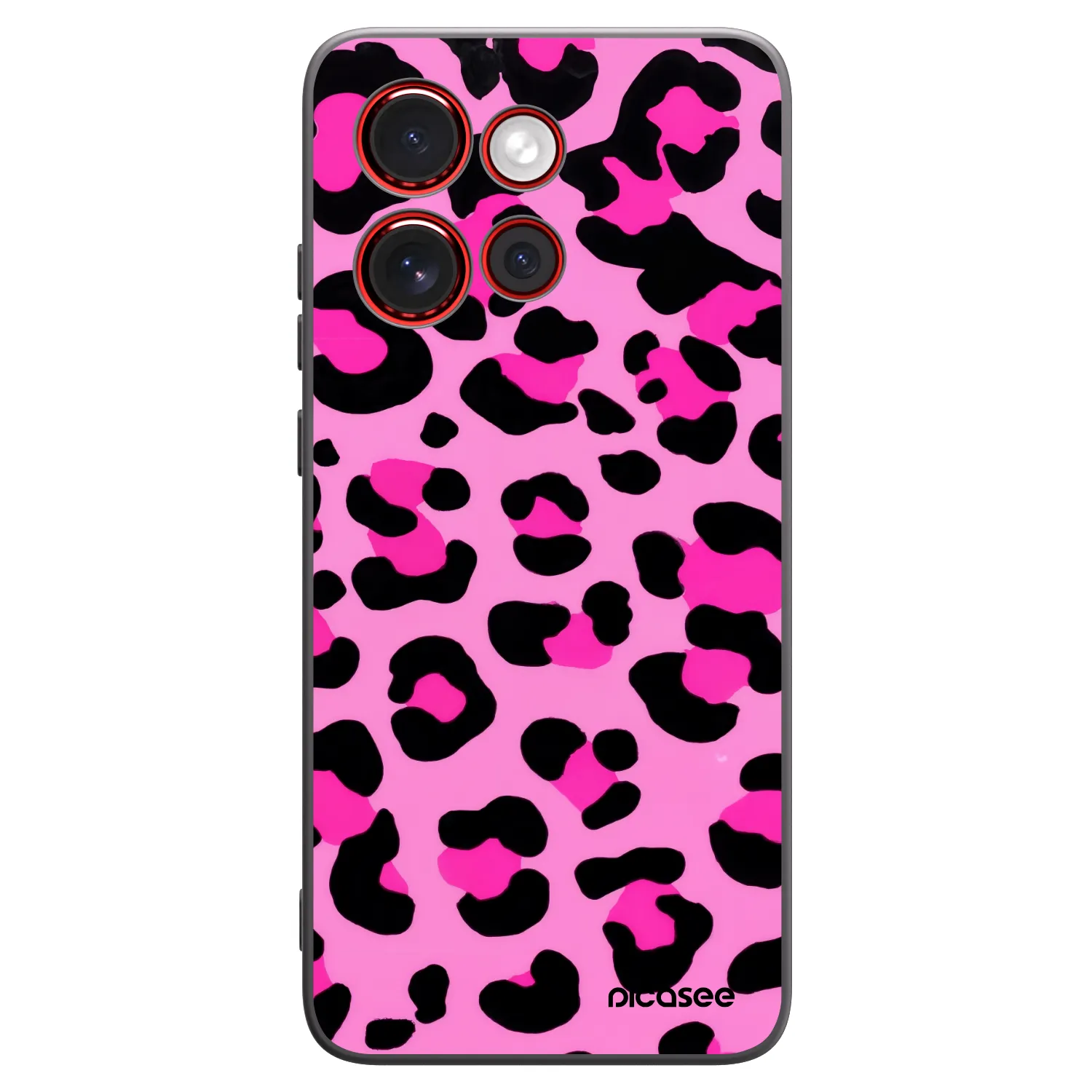 Picasee fekete szilikon tok az alábbi mobiltelefonokra Motorola Edge 60 Neo 5G - Pink Tiger