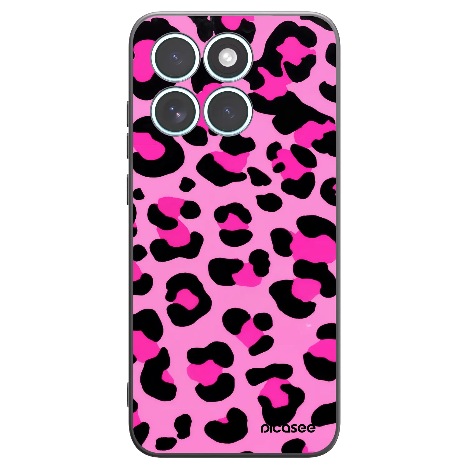 Picasee fekete szilikon tok az alábbi mobiltelefonokra Motorola Edge 70 Fusion - Pink Tiger
