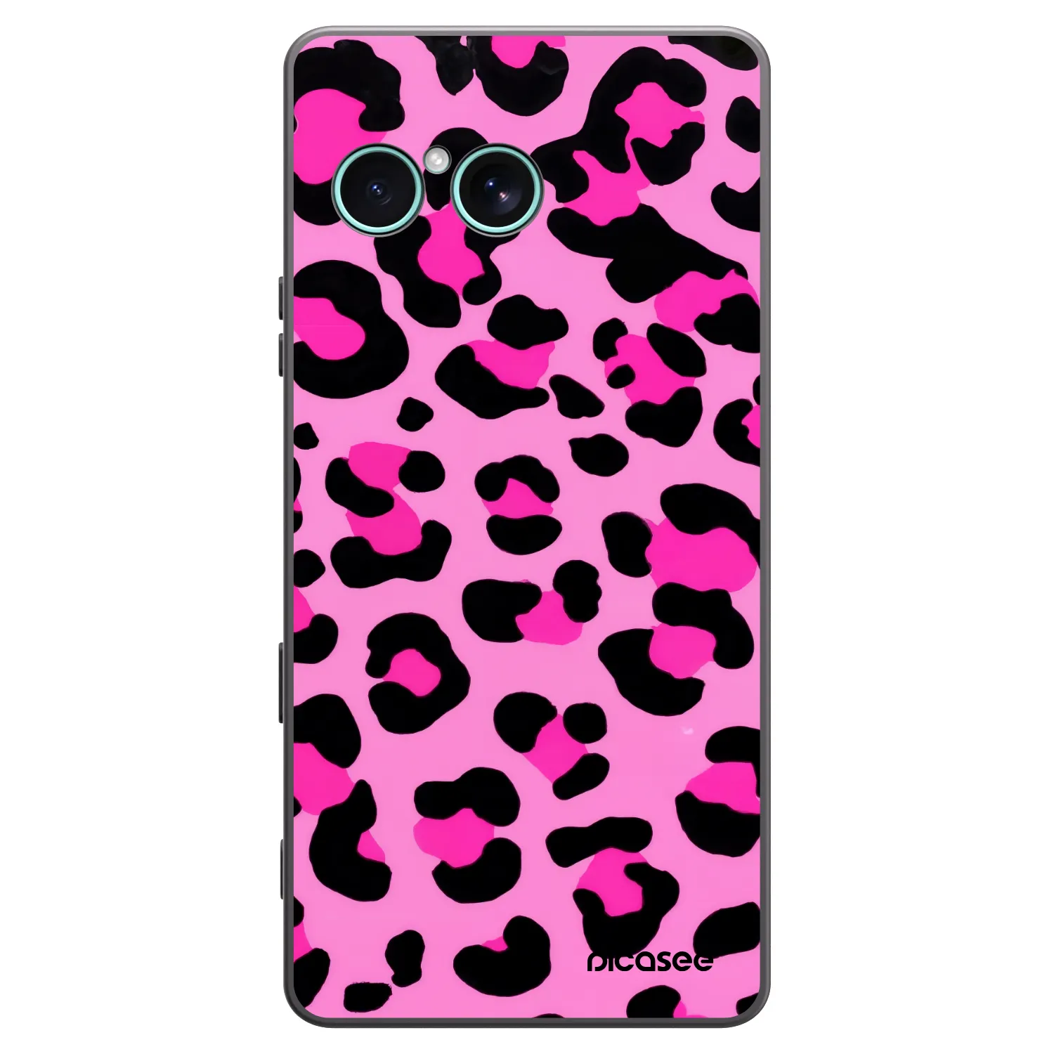 Picasee fekete szilikon tok az alábbi mobiltelefonokra Sony Xperia 10 VII - Pink Tiger