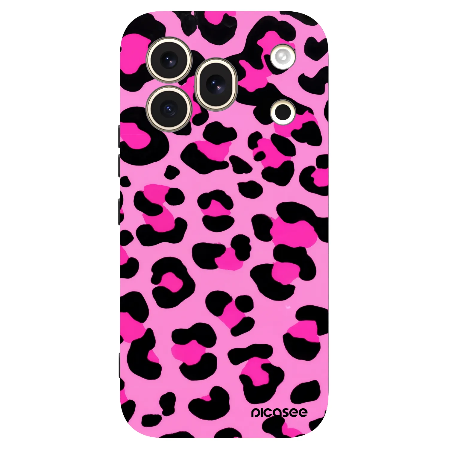 Picasee fekete szilikon tok az alábbi mobiltelefonokra Honor 600 Pro - Pink Tiger