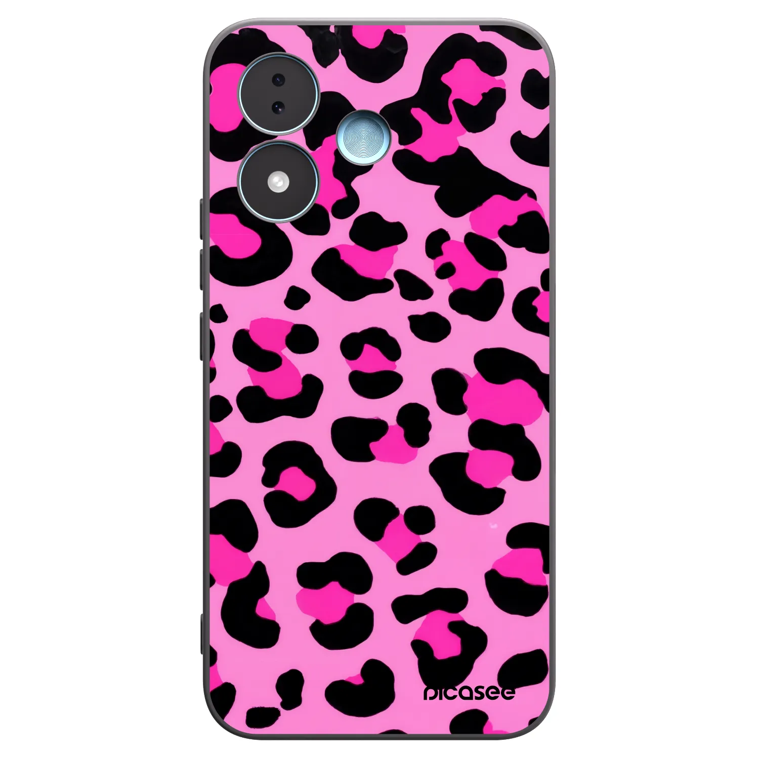 Picasee fekete szilikon tok az alábbi mobiltelefonokra Xiaomi Redmi Note 17 5G - Pink Tiger