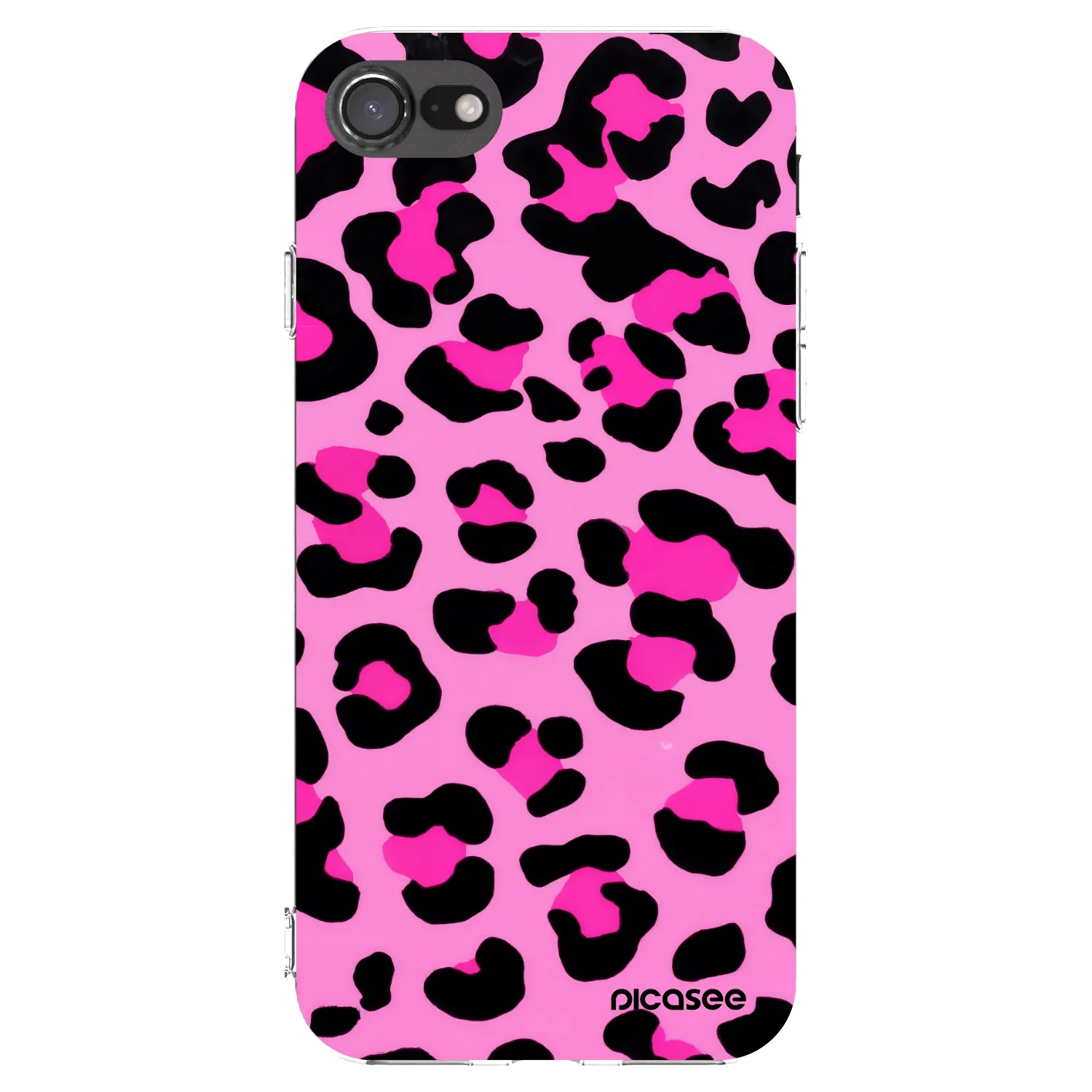 Picasee átlátszó szilikon tok az alábbi mobiltelefonokra Apple iPhone 8 - Pink Tiger
