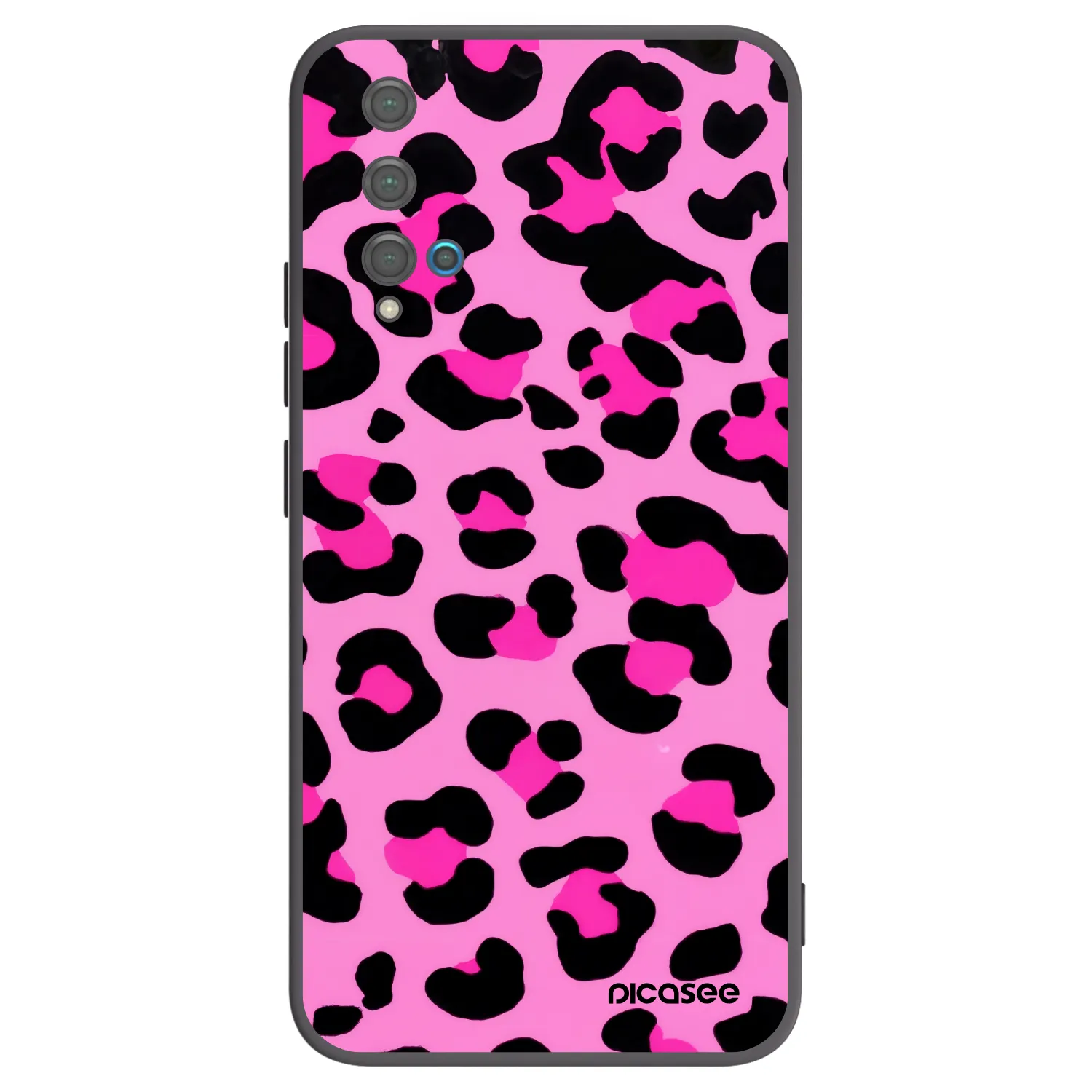 Picasee fekete szilikon tok az alábbi mobiltelefonokra Huawei Nova 5T - Pink Tiger