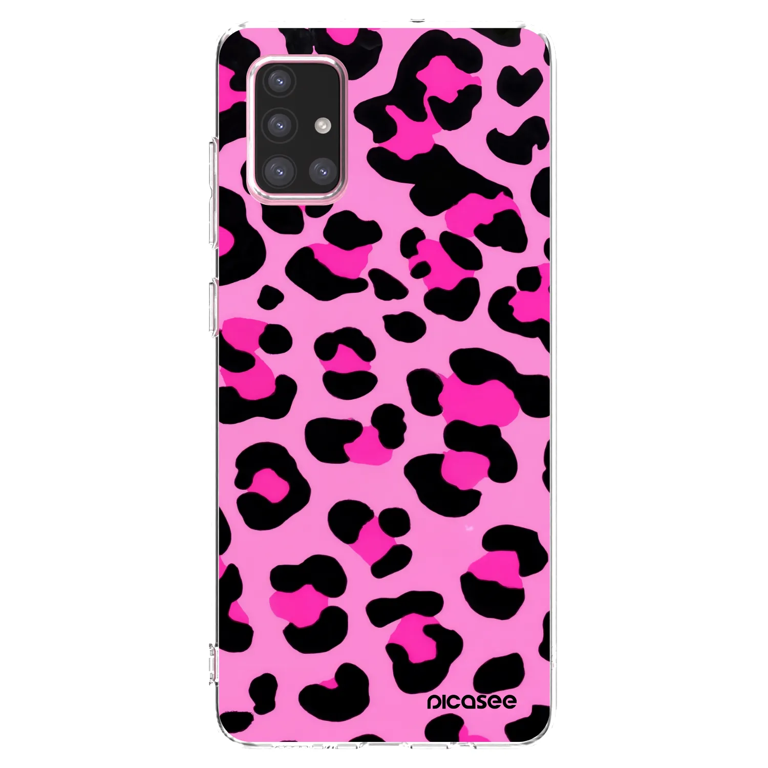 Picasee átlátszó szilikon tok az alábbi mobiltelefonokra Samsung Galaxy A71 A715F - Pink Tiger