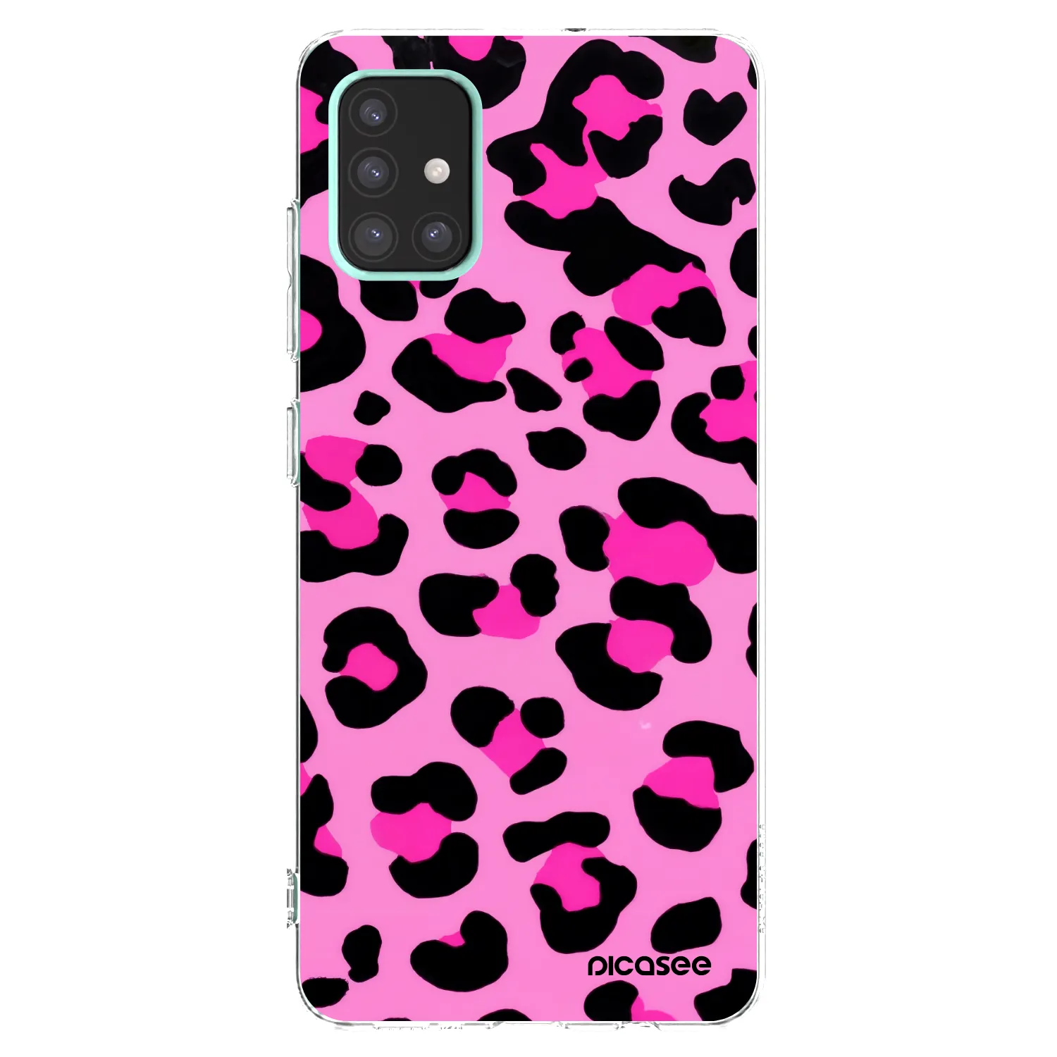 Picasee átlátszó szilikon tok az alábbi mobiltelefonokra Samsung Galaxy A51 A515F - Pink Tiger