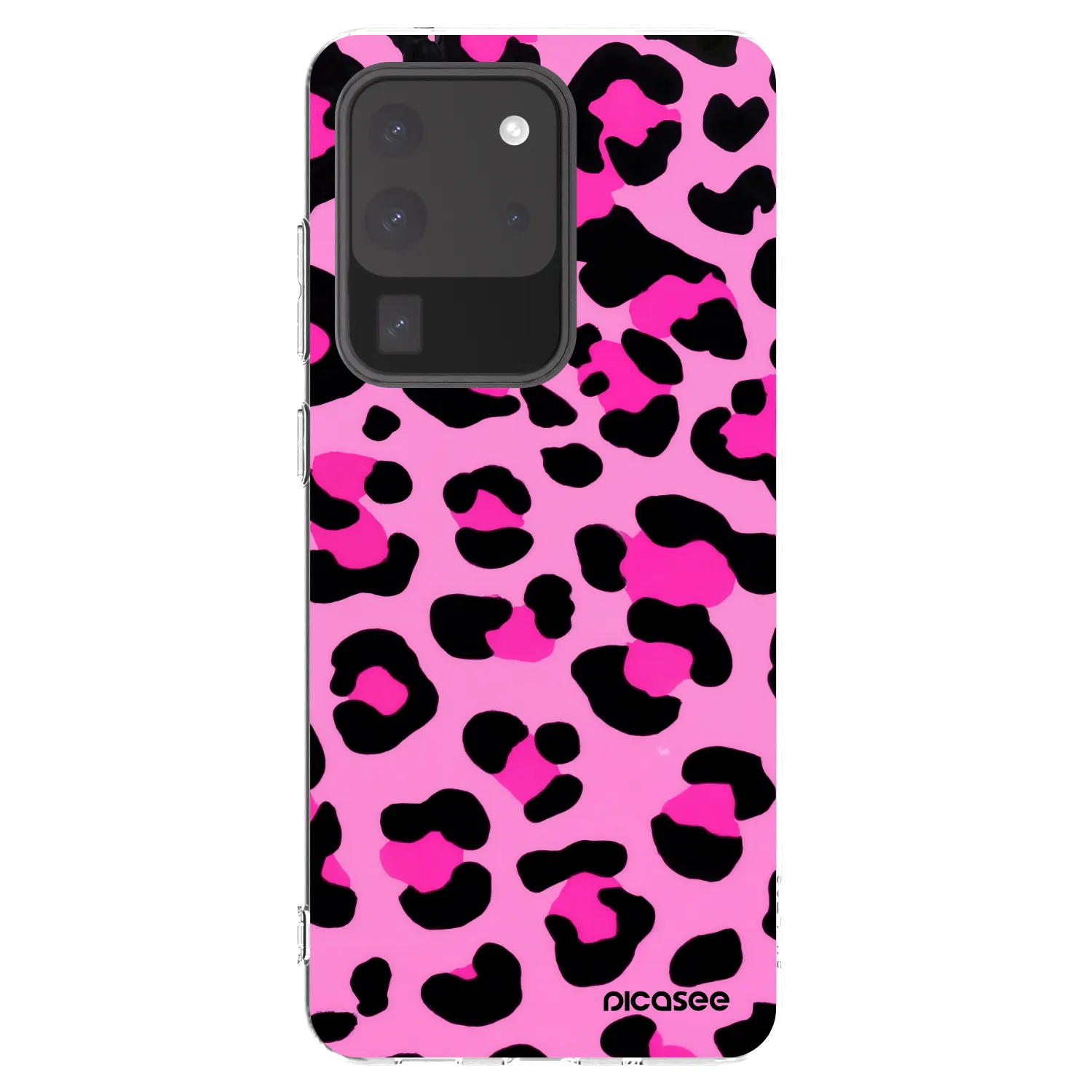 Picasee átlátszó szilikon tok az alábbi mobiltelefonokra Samsung Galaxy S20 Ultra 5G G988F - Pink Tiger