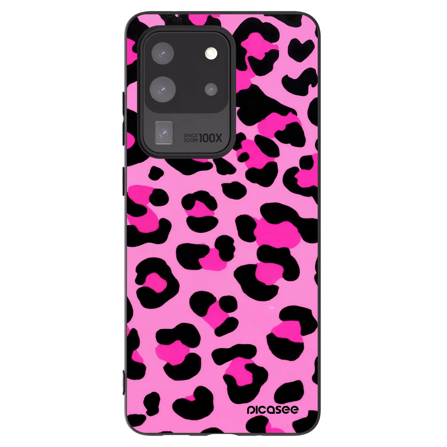 Picasee fekete szilikon tok az alábbi mobiltelefonokra Samsung Galaxy S20 Ultra 5G G988F - Pink Tiger