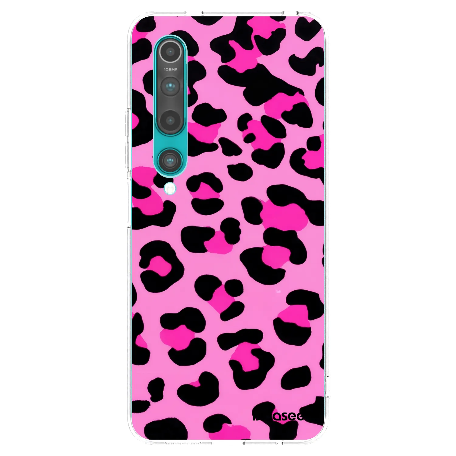 Picasee átlátszó szilikon tok az alábbi mobiltelefonokra Xiaomi Mi 10 - Pink Tiger