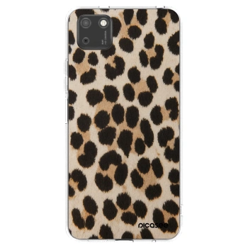 Picasee átlátszó szilikon tok az alábbi mobiltelefonokra Huawei Y5P - Brown Tiger