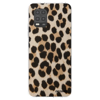 Picasee átlátszó szilikon tok az alábbi mobiltelefonokra Xiaomi Mi 10 Lite - Brown Tiger