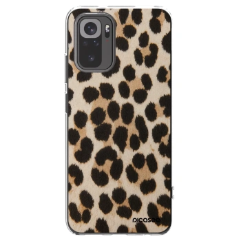 Picasee átlátszó szilikon tok az alábbi mobiltelefonokra Xiaomi Redmi Note 10 - Brown Tiger