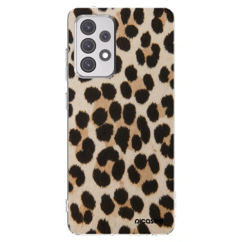 Picasee átlátszó szilikon tok az alábbi mobiltelefonokra Samsung Galaxy A52 5G A525F - Brown Tiger