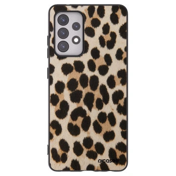 Picasee fekete szilikon tok az alábbi mobiltelefonokra Samsung Galaxy A52 5G A525F - Brown Tiger