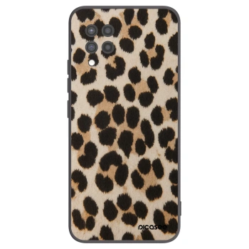 Picasee fekete szilikon tok az alábbi mobiltelefonokra Samsung Galaxy A42 A426B - Brown Tiger
