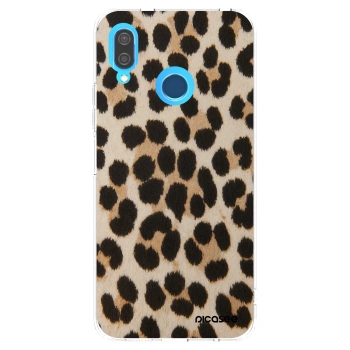 Picasee átlátszó szilikon tok az alábbi mobiltelefonokra Huawei P20 Lite - Brown Tiger
