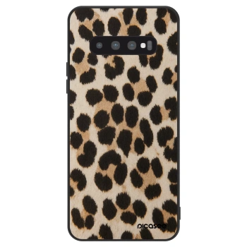 Szilikon tok erre a típusra Samsung Galaxy S10 G973 - Brown Tiger