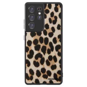 Szilikon tok erre a típusra Samsung Galaxy S21 Ultra 5G G998B - Brown Tiger