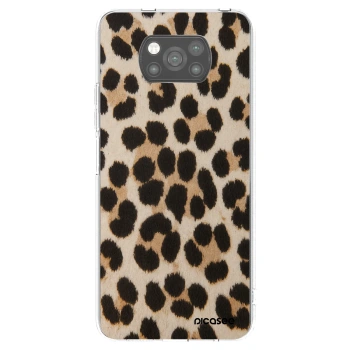 Picasee fekete szilikon tok az alábbi mobiltelefonokra Xiaomi Poco X3 Pro - Brown Tiger