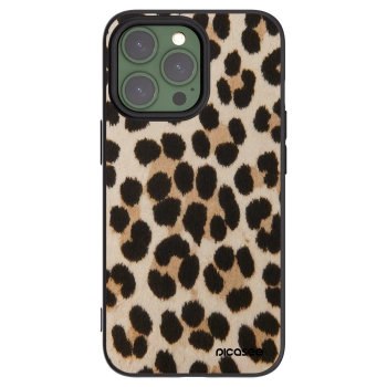 Picasee fekete szilikon tok az alábbi mobiltelefonokra Apple iPhone 13 Pro - Brown Tiger