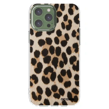 Picasee átlátszó szilikon tok az alábbi mobiltelefonokra Apple iPhone 13 Pro Max - Brown Tiger