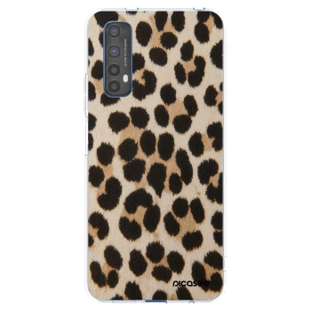 Picasee átlátszó szilikon tok az alábbi mobiltelefonokra Realme 7 - Brown Tiger