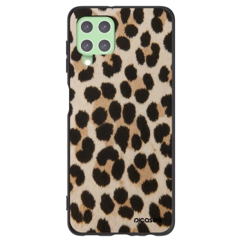 Picasee fekete szilikon tok az alábbi mobiltelefonokra Samsung Galaxy A22 A225F 4G - Brown Tiger