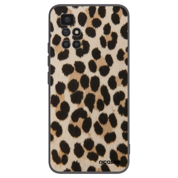 Picasee fekete szilikon tok az alábbi mobiltelefonokra Xiaomi Redmi 10 - Brown Tiger