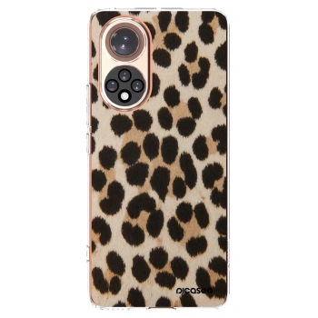 Picasee átlátszó szilikon tok az alábbi mobiltelefonokra Huawei Nova 9 - Brown Tiger