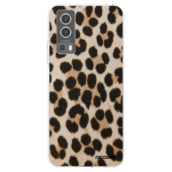 Picasee átlátszó szilikon tok az alábbi mobiltelefonokra Vivo Y72 5G - Brown Tiger