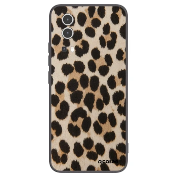 Picasee fekete szilikon tok az alábbi mobiltelefonokra Vivo Y72 5G - Brown Tiger