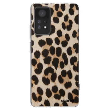 Picasee átlátszó szilikon tok az alábbi mobiltelefonokra Xiaomi Redmi Note 11 Pro 5G - Brown Tiger