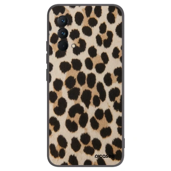 Picasee fekete szilikon tok az alábbi mobiltelefonokra Realme GT Master Edition 5G - Brown Tiger