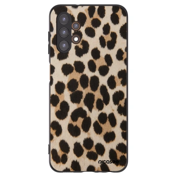 Picasee fekete szilikon tok az alábbi mobiltelefonokra Samsung Galaxy A13 4G A135 - Brown Tiger