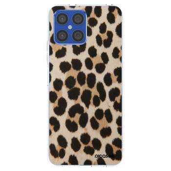Picasee átlátszó szilikon tok az alábbi mobiltelefonokra Honor X8 4G - Brown Tiger