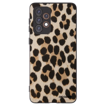 Picasee fekete szilikon tok az alábbi mobiltelefonokra Samsung Galaxy A33 5G A336 - Brown Tiger