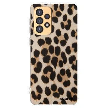 Picasee átlátszó szilikon tok az alábbi mobiltelefonokra Samsung Galaxy A33 5G A336 - Brown Tiger