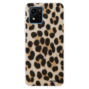 Picasee átlátszó szilikon tok az alábbi mobiltelefonokra Vivo Y01 - Brown Tiger