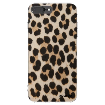 Picasee átlátszó szilikon tok az alábbi mobiltelefonokra Apple iPhone 8 Plus - Brown Tiger