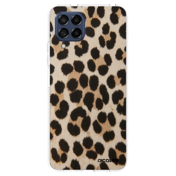 Picasee átlátszó szilikon tok az alábbi mobiltelefonokra Samsung Galaxy M53 5G - Brown Tiger
