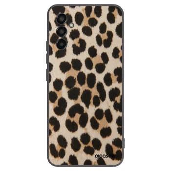 Picasee fekete szilikon tok az alábbi mobiltelefonokra Samsung Galaxy M13 M135F - Brown Tiger