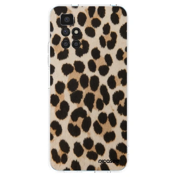 Picasee átlátszó szilikon tok az alábbi mobiltelefonokra Xiaomi Redmi 10 (2022) - Brown Tiger