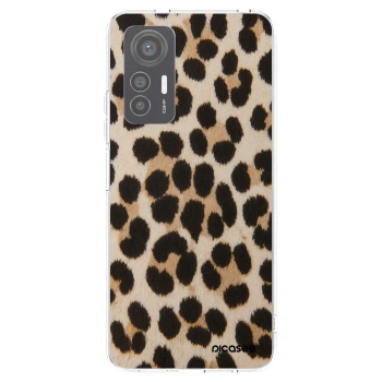 Picasee átlátszó szilikon tok az alábbi mobiltelefonokra Xiaomi 12 Lite - Brown Tiger