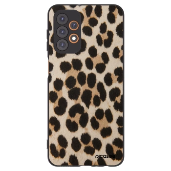Picasee fekete szilikon tok az alábbi mobiltelefonokra Samsung Galaxy A23 A236B 5G - Brown Tiger