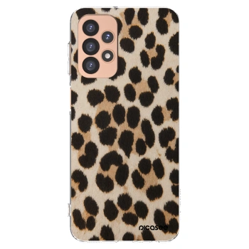 Picasee átlátszó szilikon tok az alábbi mobiltelefonokra Samsung Galaxy A23 A236B 5G - Brown Tiger
